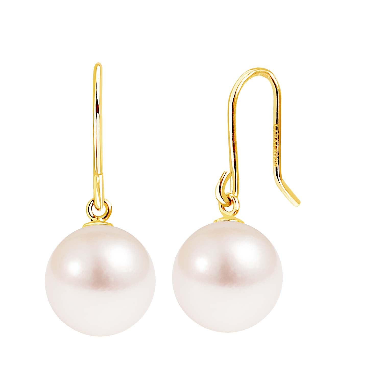 LARA Christie K18 一粒パール フックピアス