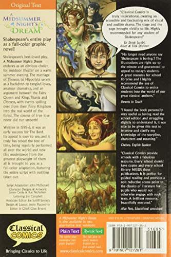 A Midsummer Night's Dream The Graphic Novel: Original Text (Classical Comics) - Image 2