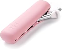 Vista 10 de FERYES Soporte para brochas de maquillaje de viaje, Negro, L, Simplicidad