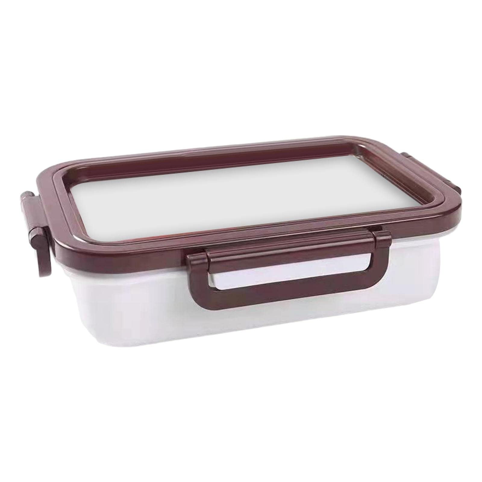 merishopp silicone boxes food storage container large case traveling white 2000ml