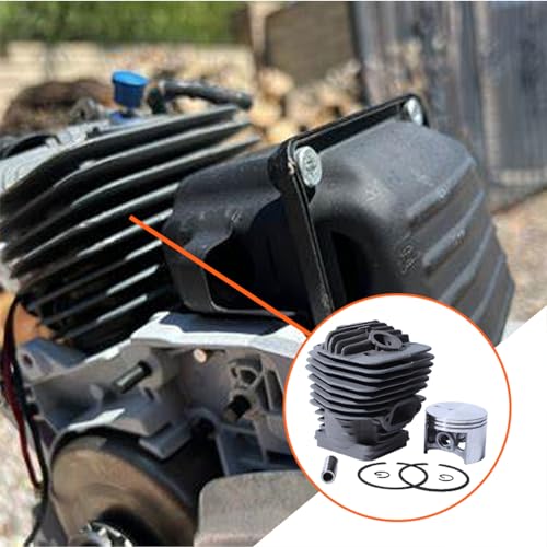 Mtanlo 56 mm große Bohrung Zylinder Kolbendichtungssatz für Stihl MS660 066 MS640 MS650 064 Kettensägen-Ersatzteile, Nikasil-beschichtet