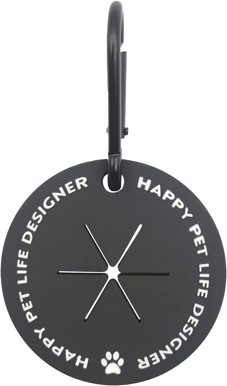 Dog Poop Bag Holder, Waste Bag Holder with Carabiner Clip Hands Free