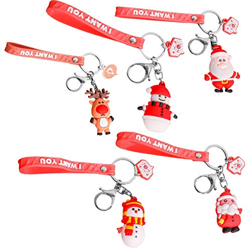 Preisvergleich Produktbild Weihnachten Schlüsselanhänger Cartoon Key Chain Edelstahl Multitool Karabinerhaken Weihnachtsschmuck Weihnachts Dekoration Personalisierte Autoschlüssel Student Schultasche Zubehör Anhänger