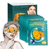 ZHENYEMEI 20pcs Steam Eye Mask Lutein,Self Heated Eye Masks,Warm Eye Mask,Disposable Heating Eye Mas