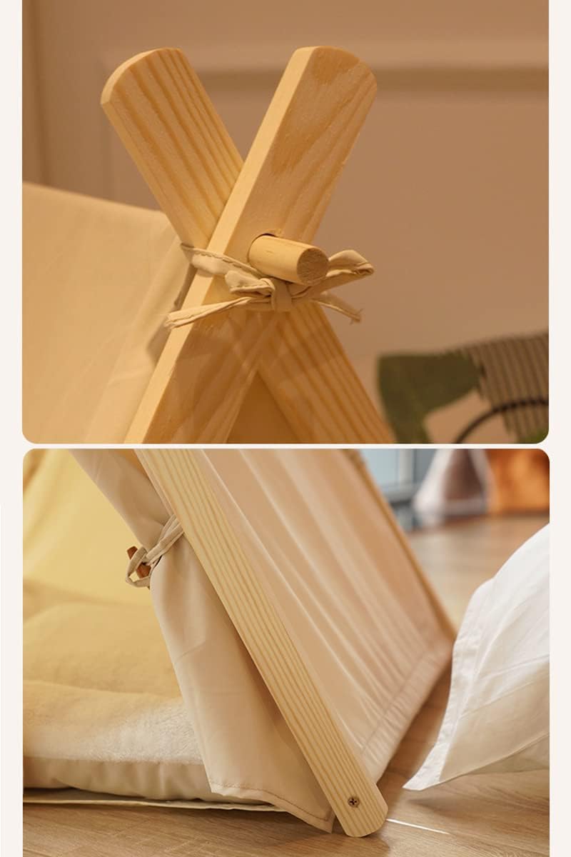 Cozy Retreat: The Ultimate Solid Wood Cat & Dog Teepee Tent Review