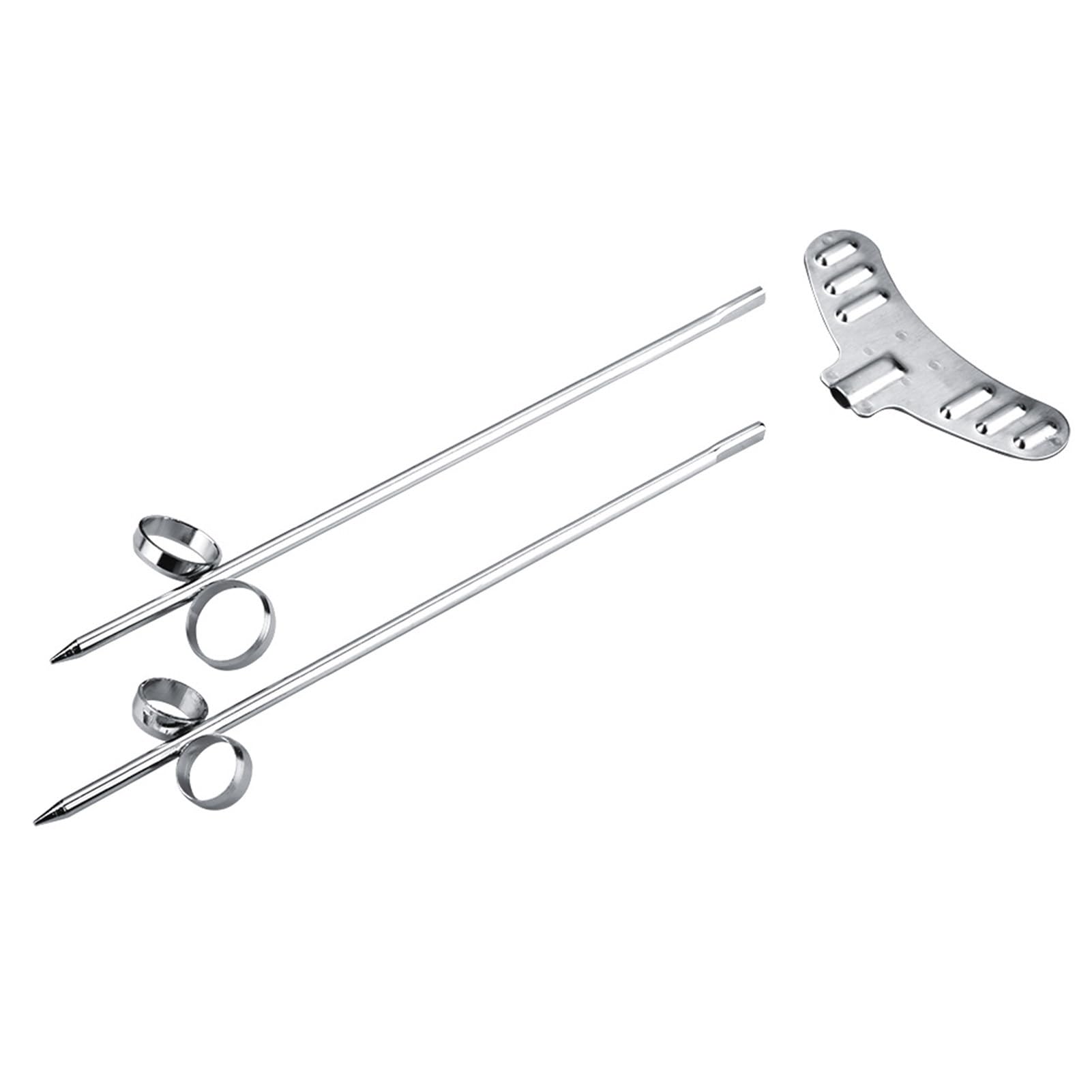 HAOHIZE Potato Spiral Cutter, 2pcs / set Manual Spiral Screw Cutter Spiralizer Stainless Steel Vegetable Spiral Cutter Manual Potato Carrot Cucumber Carving Roller