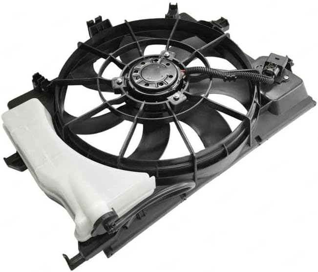 Replacement Engine Cooling Fan Assembly for 2011-2017 Dodge, Hyundai, Kia Accent, Attitude, Rio, Veloster (1.6L 4 Cylinder)