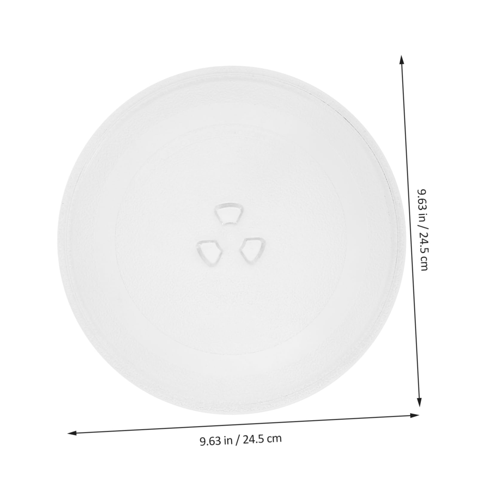 Mipcase Replacement Oven Tray Microwave Accessory Sturdy Glass Plate Turntable