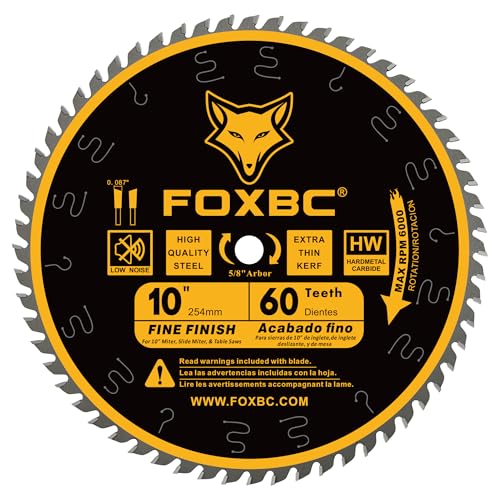 FOXBC 10 Inch Thin Kerf...