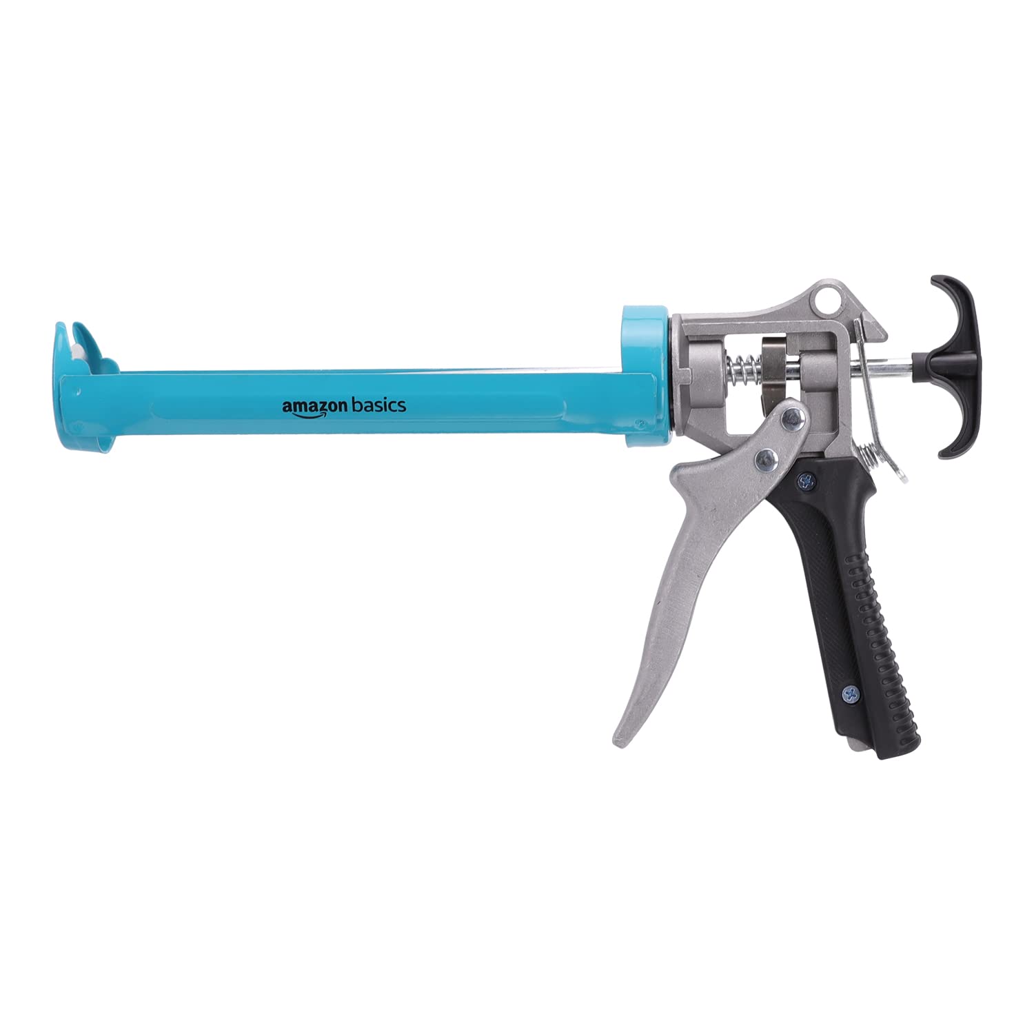 Amazon Basics Heavy Duty Sealant Caulking Gun - 310 ml (0.3 Litres) - 12:1 Thrust Ratio, Aluminium handle with plastic support grip, Blue/GreyAmazon Basics Heavy Duty Sealant Caulking Gun - 31…