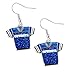 NFL Dallas Cowboys Glitter Jersey Earrings