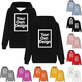 Sudadera con capucha personalizada con tu propio diseño – Sudadera con capucha personalizada para hombres y mujeres – Sudadera con capucha personalizada con imagen y texto – Regalos de pareja para él