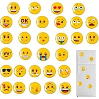 Dryxog 30 Piezas Emoji Imanes Personalizados Nevera Linda