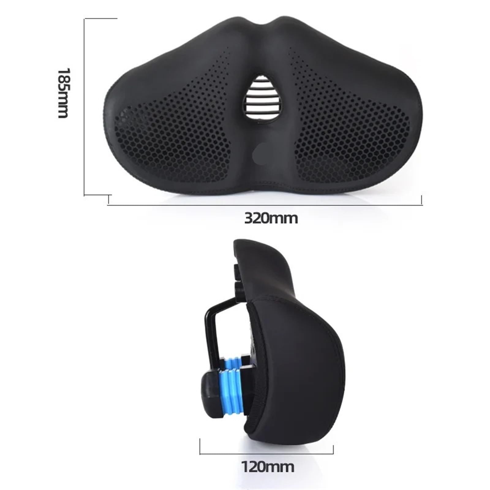 Sella for bicicletta oversize senza naso, comfort elevato ed elastico, cuscino extra largo for sella, accessori di ricambio for uomo e donna Per Biciclette Da Strada, Mountain Bike, City Bike