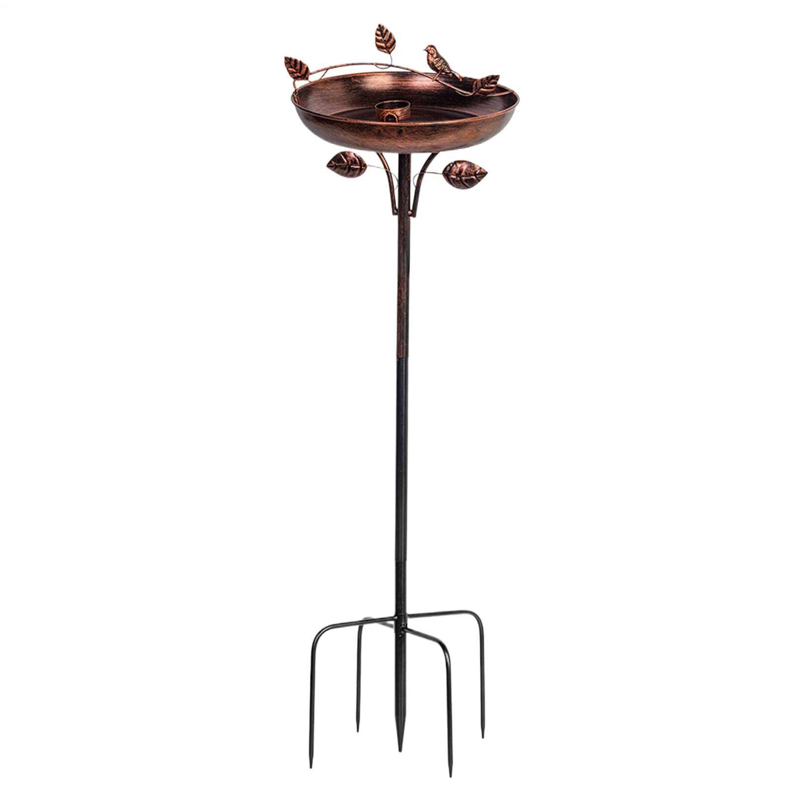 Bebederos Para Pájaros Bebedero Para Aves De Metal De 104 Cm Para Jardín | Para Pájaros Decoración Para Terraza Jardín Césped Parque Y Balcón