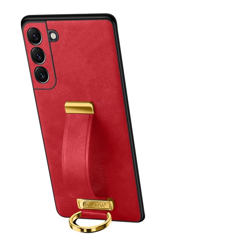 Coque en cuir Samsung Galaxy S24 rosso idéale pour vos sorties