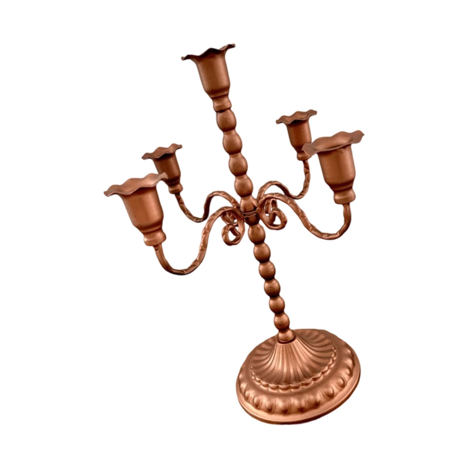 Retro Candlestick Holders Iron Metal Taper Holders Decorative Stands 3/5 Arm Candelabra for Home Decors Decorative Stand