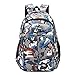 Produktbild PJY Mädchen Jungen Kinder Rucksack Kinder Buchtasche Camouflage Wasserdicht Schultasche Schultasche orange groß USA
