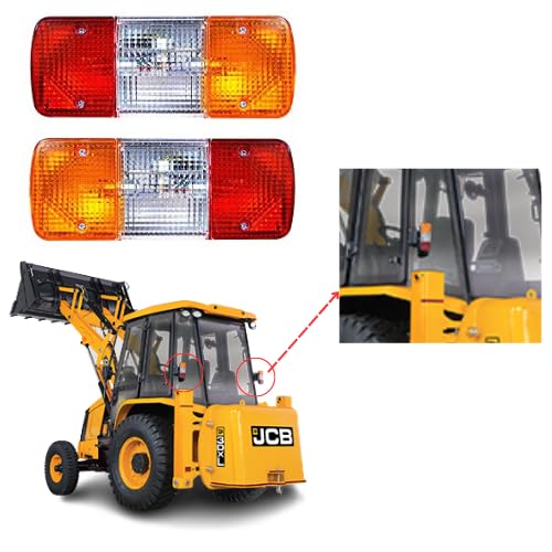 APSMOTIV Tail Light Back light Assembly for JCB & Piaggio APE BS2 Auto with Wiring and Bulb (set of 2) - Image 2 thumbnail
