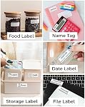 Label Maker Machine- Phomemo D50 Mini Label Maker with Cutter Thermal Label Printer for 3/4" to 7/8" Tape, Labeler for Home Organization, School, Office, Gift, Support iOS & Android