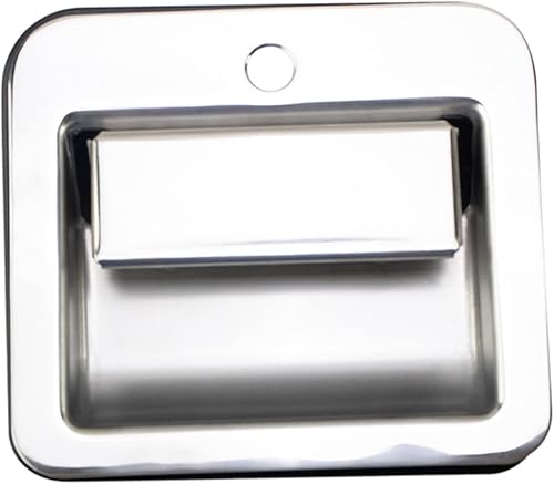 Miniatura 311 de TRQ Manija de puerta exterior delantera izquierda plateada para el lado del conductor compatible con Nissan 370Z 2009-2017