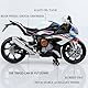 TOKAXI 1/12 Maßstab BMW S1000R Diecast Spielzeugmotorräder, BMW Motorradmodell, BMW Motorrad-Spielzeug Geschenke für Jungen und Mädchen