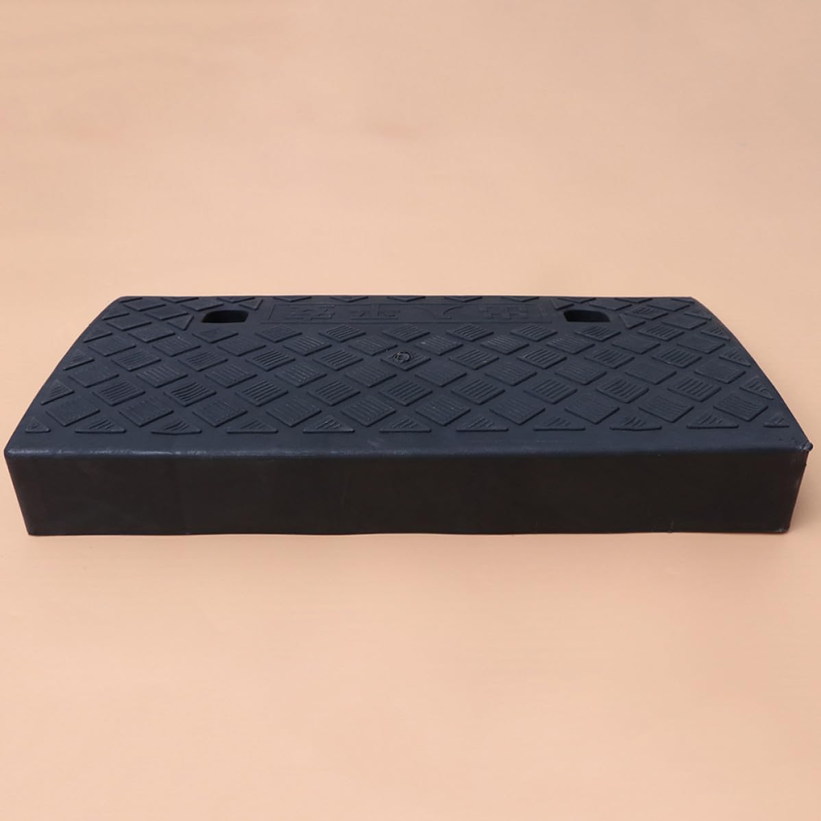 Rampa para Sillas de Ruedas y Coches de Plástico Negro Antideslizante Resistente al Desgaste para Bordillos y Umbrales de Puerta en Exteriores