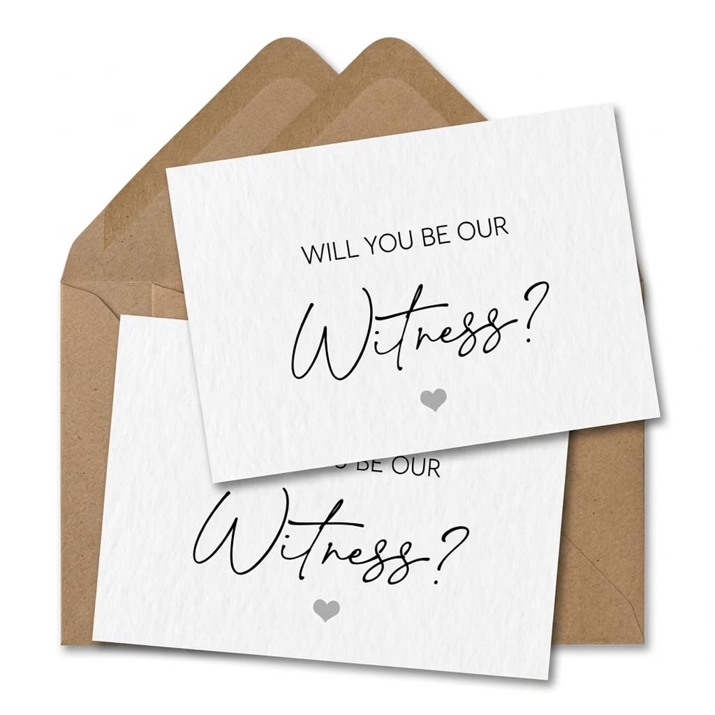 Will you be my Bridesmaid card - Bridesmaid Proposal Card (Witness (Set of Two))