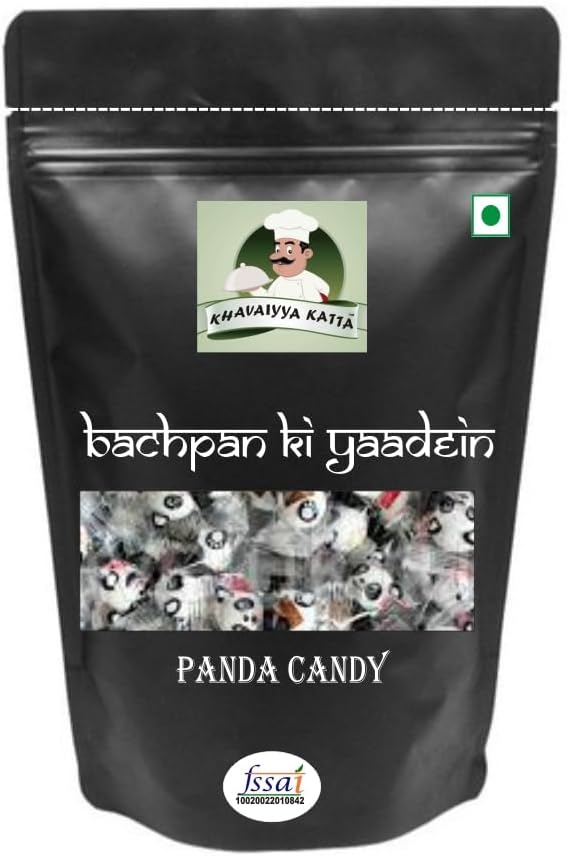 KHAVAIYYA KATTA'S (BACHPAN KI YAADEIN) PANDA Candy Bachpan ki Chatpati Goli Just for Everyone.PACK OF 250GMFT Goli Just for Everyone.PACK OF 250GM