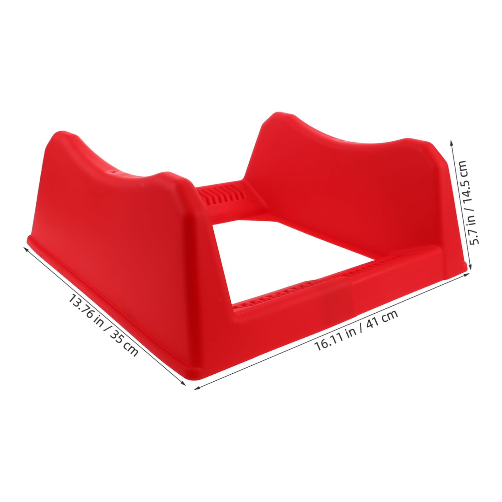 Ciieeo Support de Rangement pour Roues de Voiture et Jantes, Réglable et Portable, en Plastique Rouge, pour Garage et Atelier, Rack Empilable Multifonction, Usage Professionnel