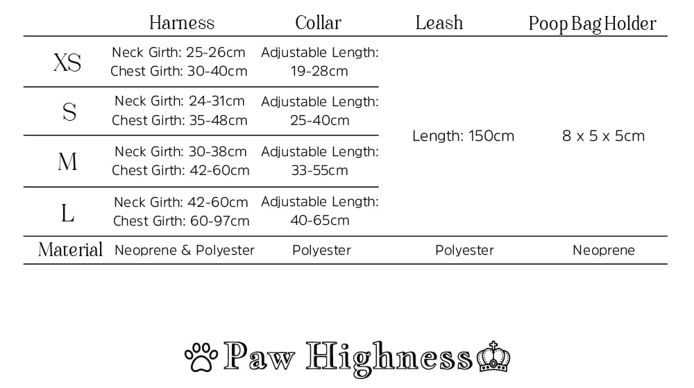 Paw Highness Dog Walking Harness, Collar, Leash & Poo Bag Holder Set in Grey Polka Dot Small - Image 2