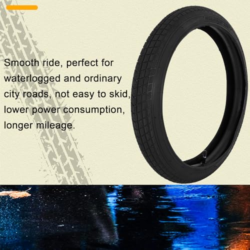 Ruhuo 2 Sets 18X2.125 Bike Tire And Tube, 18 Inch Kids Bike Tire Straight Stem With 2 Levers Compatible With Royalbaby Bmx Bike Joystar Balance Bike Road Bicycle Folding Bike thumb #4