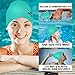 Water Gear Latex Adult Swim Cap - Durable and Flexible Unisex Non-Waterproof - Great for Short and Long Hair - Improve Your Performance - Triathlon Swimmers and Athletes