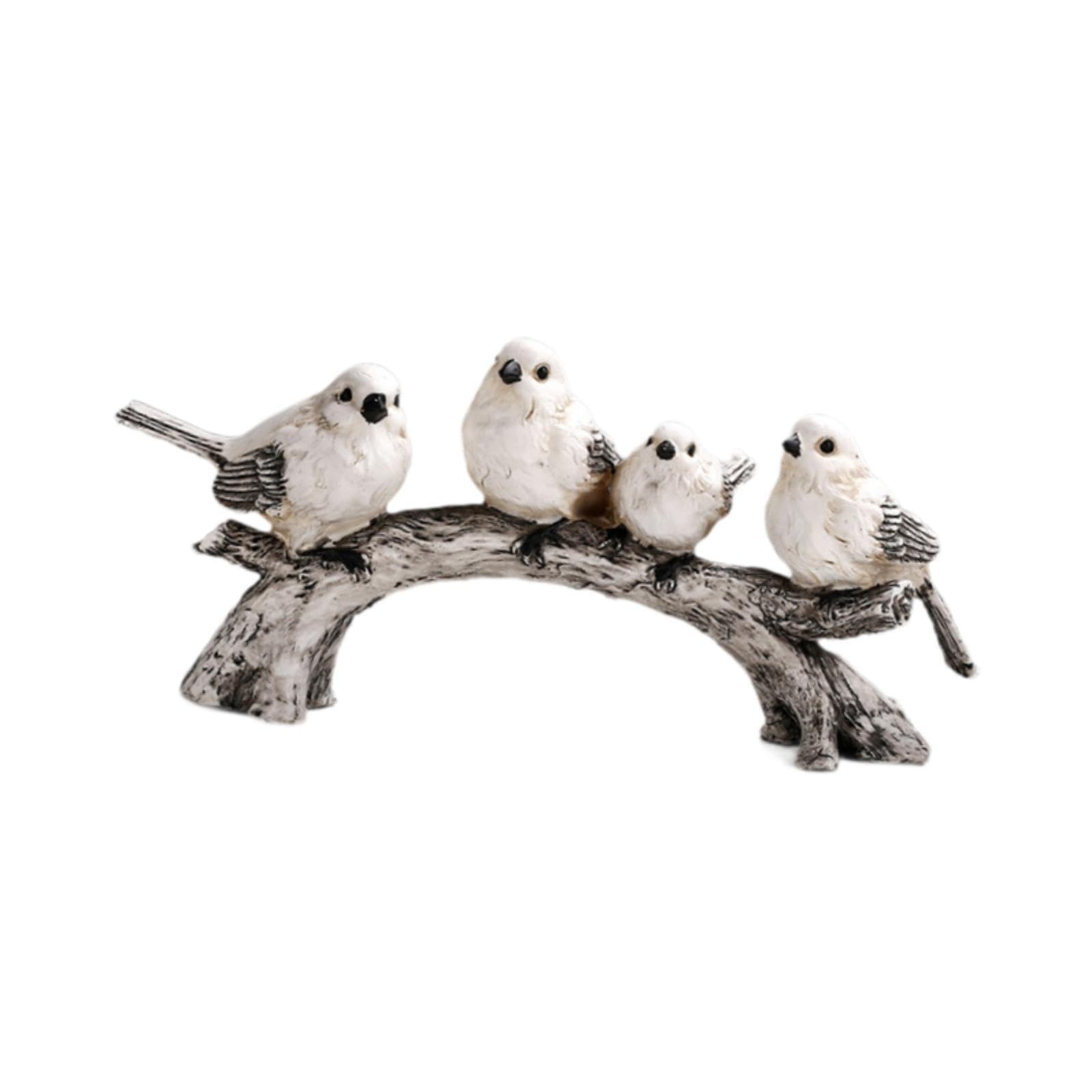 TWISAXC Resin Figurine Modern Artwork Bedroom Animal Sculpture for Creative Tabletop Display Birds Statue And Charming Can Add