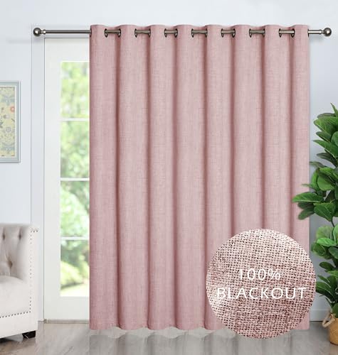 GRALI Cortinas Infantiles Niño, Blackout Cortinas Térmicas Aislantes Frío Calor, Panel Protección Privacidad, Decoración Patio/Villa, Color Rosa...