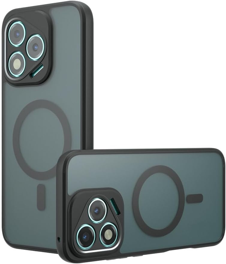 Compatible with Honor 400 Lite Case Cover,Compatible with MagSafe,Compatible with Honor 400 Lite ABR-NX1 ABR-N31C1 Built-in Magnetic Anti-Shock Cell Phone Case Black