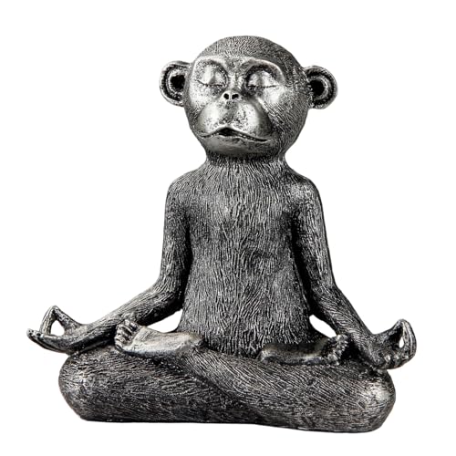 Statues de singe pour extérieur et accessoires de jardin féeriques durables - 6