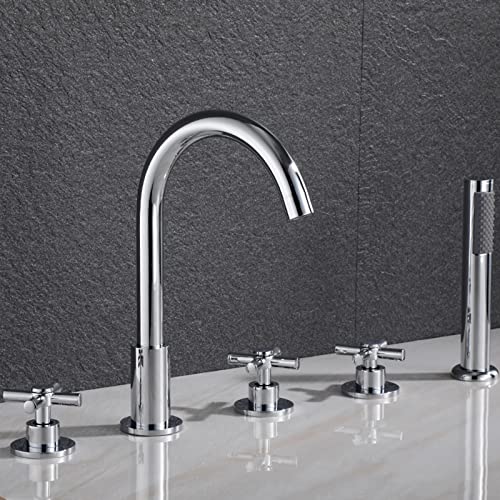 Système de robinet de douche mural haut de gamme en chrome
