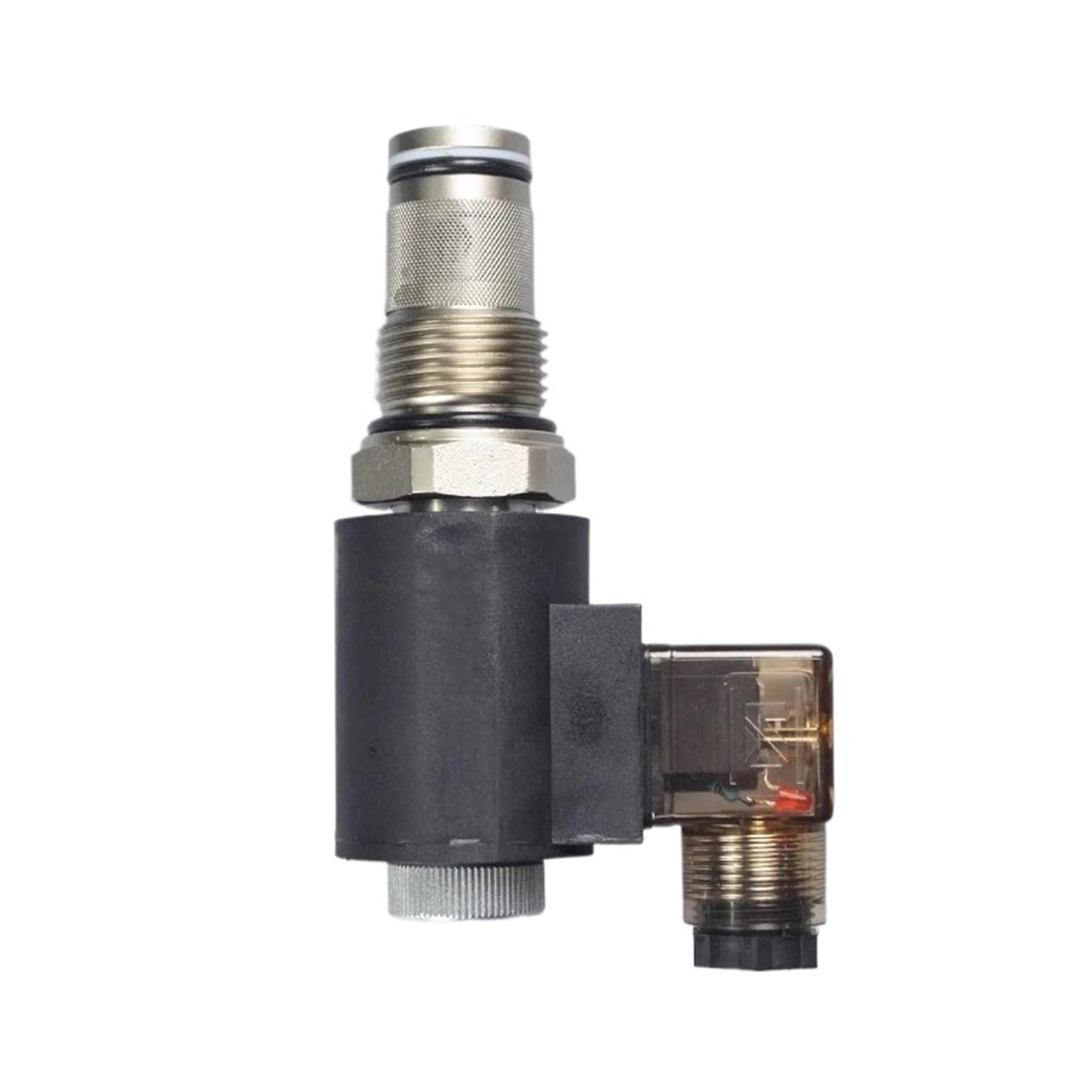PXQCHAVLN 2-position 2-way Normally Open Threaded Cartridge Solenoid Operated Hydraulic Valve DHF12-221 SV12-21 LSV12-2NOP AC220V(Spool AC220V Coil)