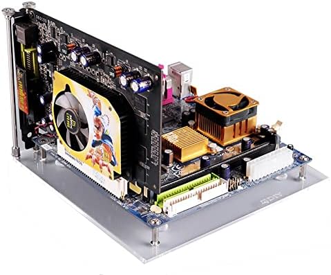 Amazon Com Ediy Pc Open Frame Test Bench Itx Atx Mini Itx Matx Eatx Motherboard Transparent Acrylic Overlock Computer Case Diy Mod Base Stand Electronics