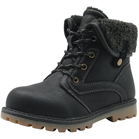 Apakowa New Boy's Autumn Winter Snow Boots (Toddler/Little Kid) Cover