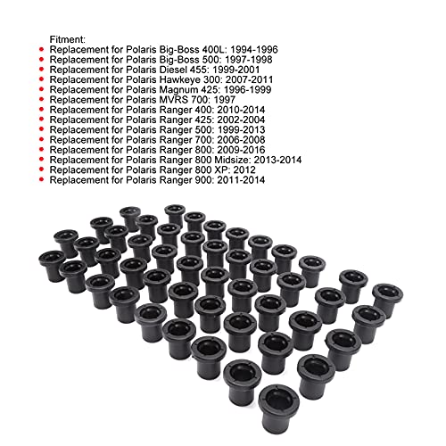 Aramox 48 peças de substituição do kit de bucha de braço A traseiro para Polaris Ranger 800 tamanho