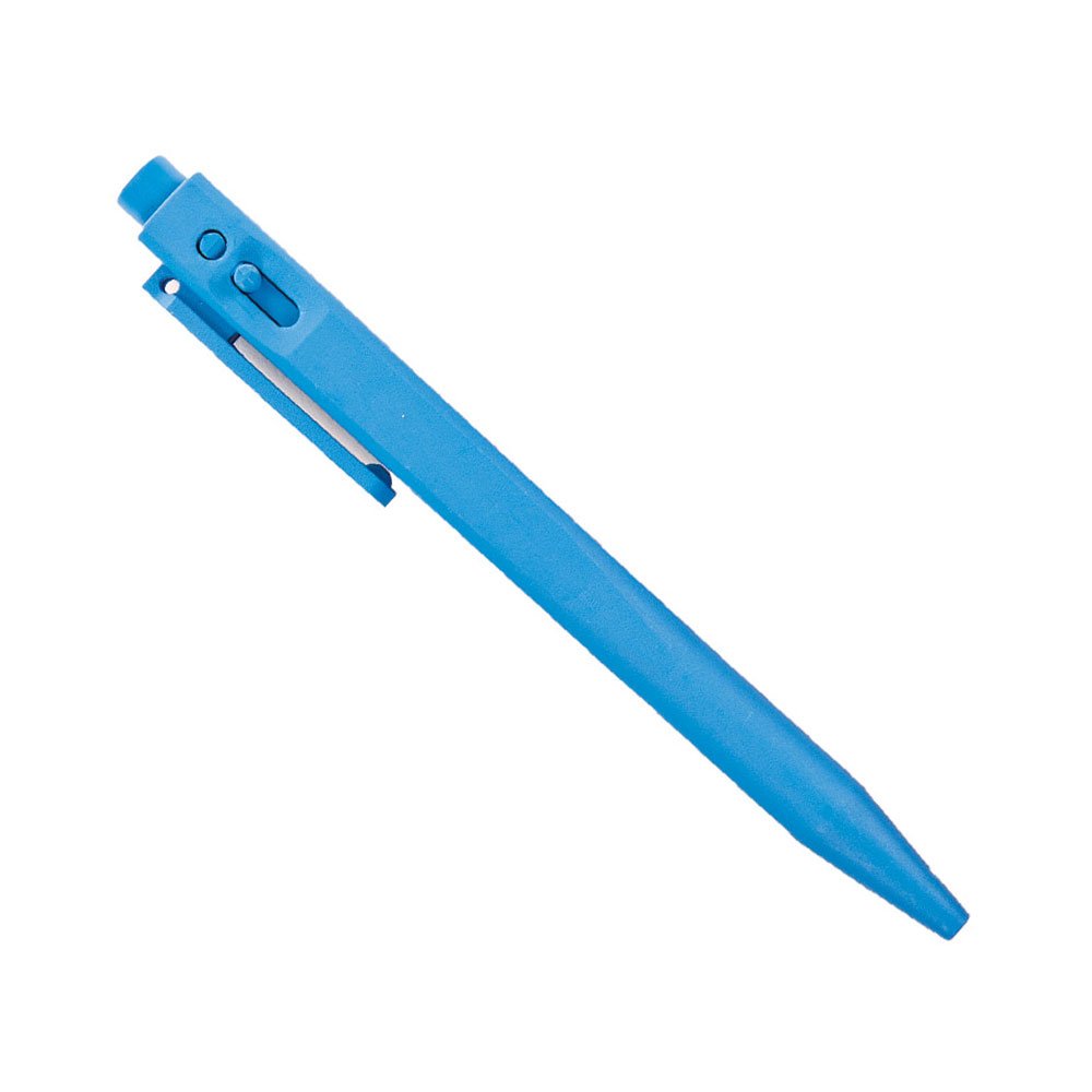 Hygostar Kugelschreiber Clip, einziehbar, Schrift: blau | Kunststoff, detektierbar, 20 Stück, Kunststoff-Kuli