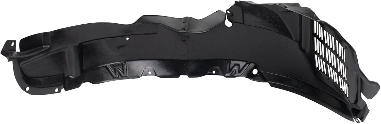 TRQ Front Inner Fender Liner Set Compatible with 2005-2009 Hyundai Tucson HY1250110 HY1251110