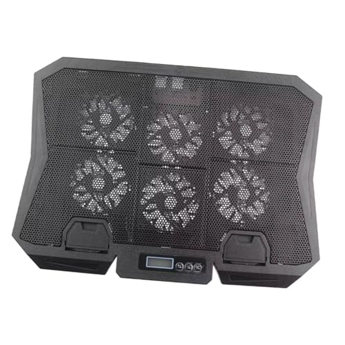 Base para laptop con enfriamiento y 6 ventiladores silenciosos miniatura 1