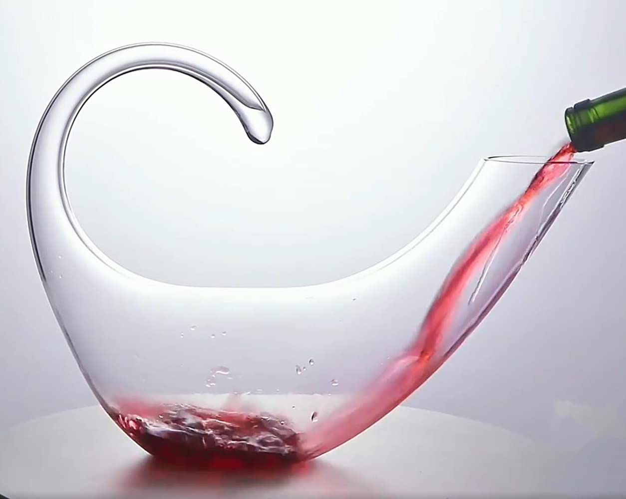 Wine Decanter - 100% Lead-Free Crystal Glass Wine Carafe Hand-Blown Red Wine Decanter Carafe (Scorpio)