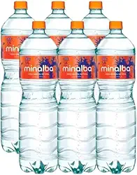 Água Mineral Minalbaª Com Gás 1,5l Pack Com 6 Unid