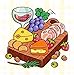 Comfort Food: Bold and Easy Coloring Book for Adults and Teens