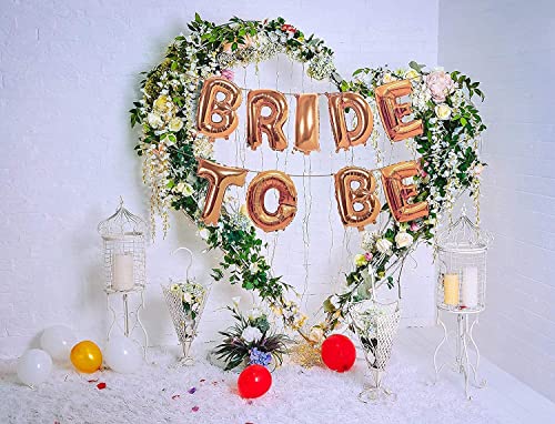Image of Party Propz Rose Gold Bride To Be Foil Banner (Cardstock) - Bride To Be Decoration Set Combo | Bachelorette Party Decorations | Bride To Be Banner | Bride To Be Decoration,1 Piece