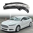 JWRET Auto Rückspiegel Blinker für F-ord Mondeo 2013-2018, Rückspiegel Signalleuchte Außenspiegel Kontrollleuchte Blinker Abdeckung Links Rechts Zubehör,Left